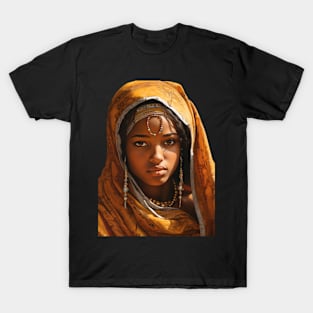 TRIBAL SOMALI GIRL T-Shirt